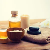 Massage à l'huile bio